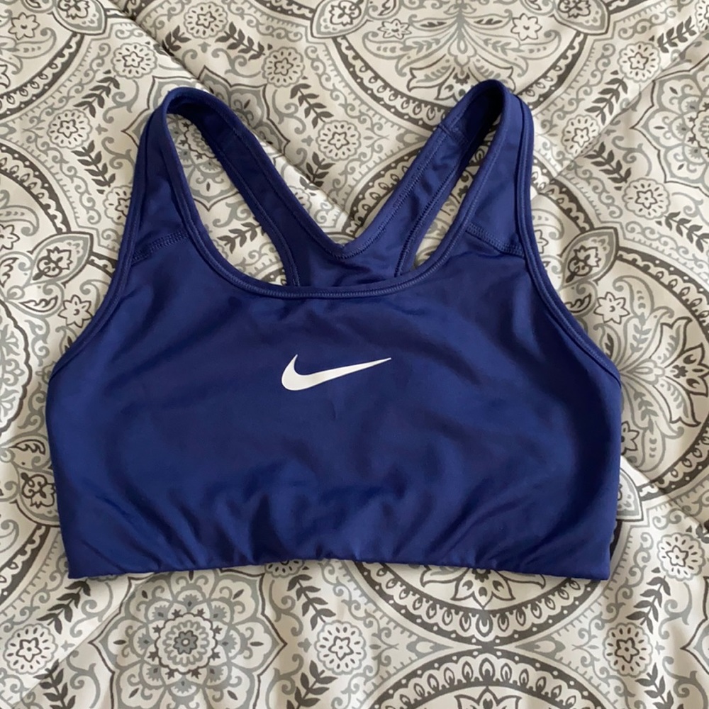 Purple/blue Nike Small Sports Bra
